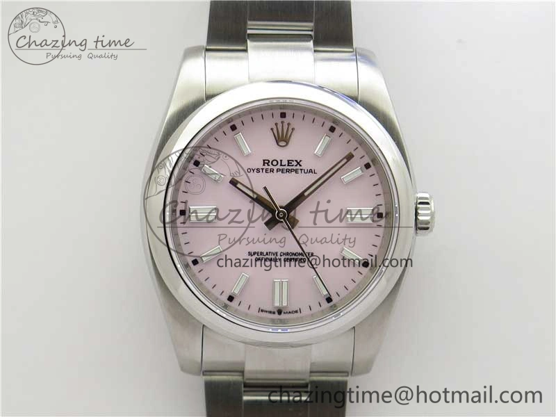 Cozy Oyster Perpetual 126000 36mm KRF 1:1 Best Edition 904L Steel Pink Dial A 2730