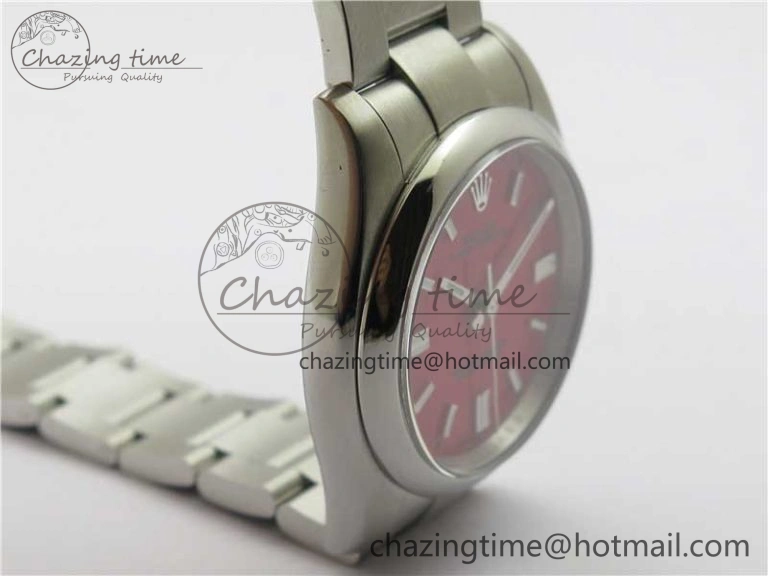 Oyster Perpetual 126000 36mm KRF 1:1 Best Edition 904L Steel Red Dial A TechFriendly 2733