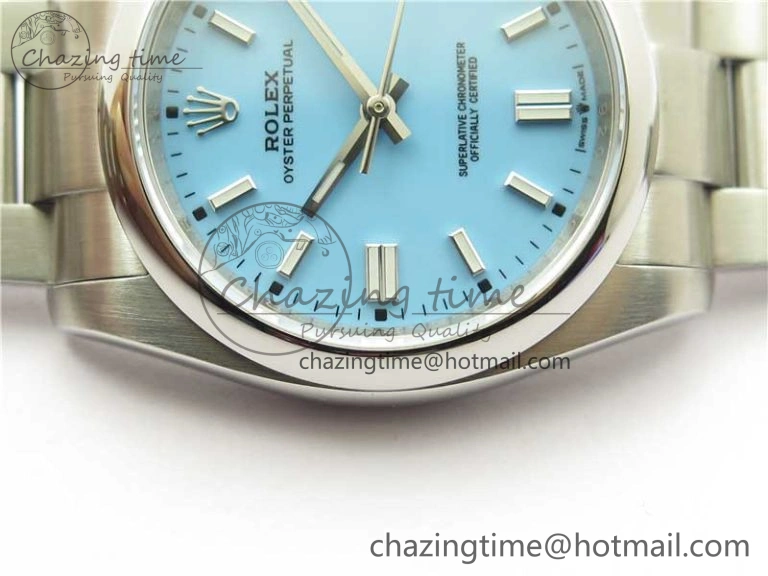 Functional Oyster Perpetual 126000 36mm KRF 1:1 Best Edition 904L Steel Tiffany Blue Dial A 2735