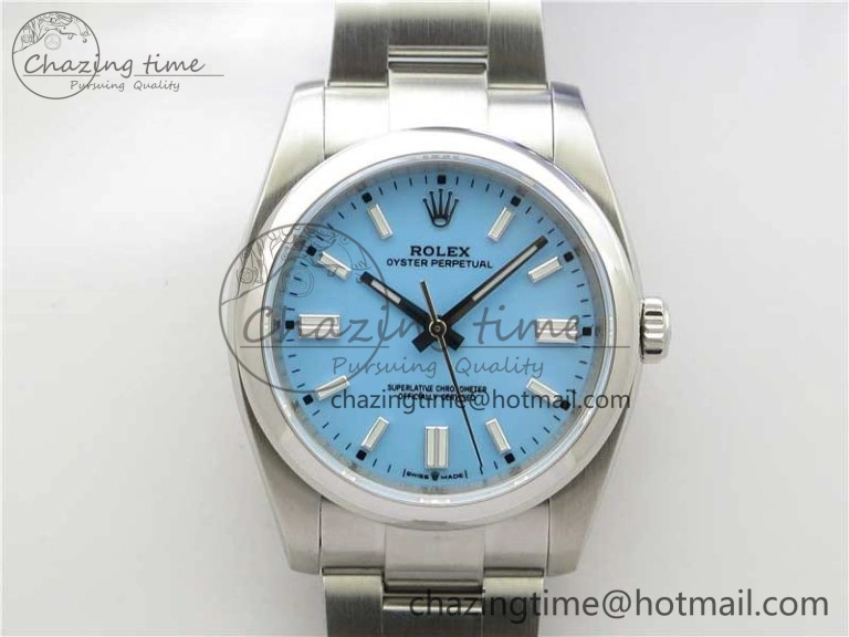 Functional Oyster Perpetual 126000 36mm KRF 1:1 Best Edition 904L Steel Tiffany Blue Dial A 2735