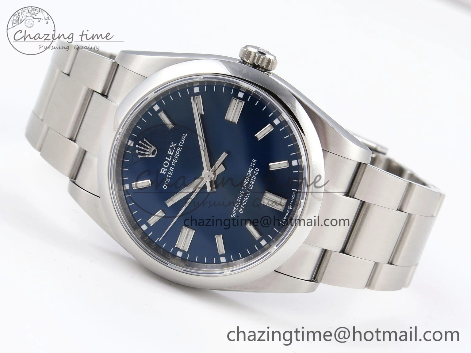 Trendsetting Oyster Perpetual 126000 36mm VSF 1:1 Best Edition 904L Steel Blue Dial VS 1861