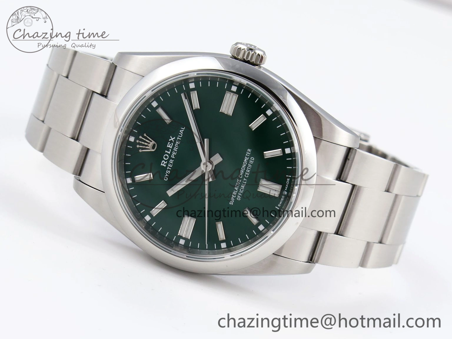 Oyster Perpetual 126000 36mm VSF 1:1 Best Edition 904L Steel Green Dial VS Sporty 1862