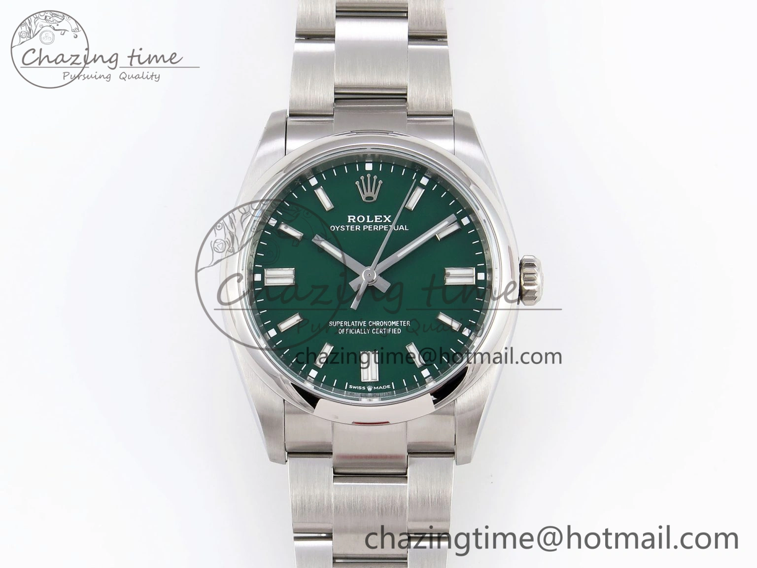 Oyster Perpetual 126000 36mm VSF 1:1 Best Edition 904L Steel Green Dial VS Sporty 1862
