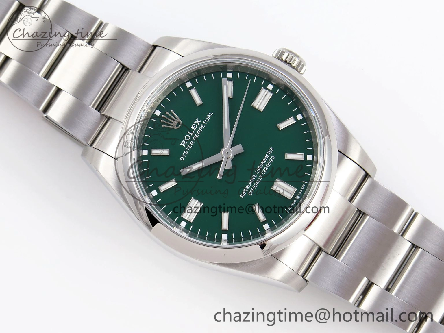 Oyster Perpetual 126000 36mm VSF 1:1 Best Edition 904L Steel Green Dial VS Sporty 1862