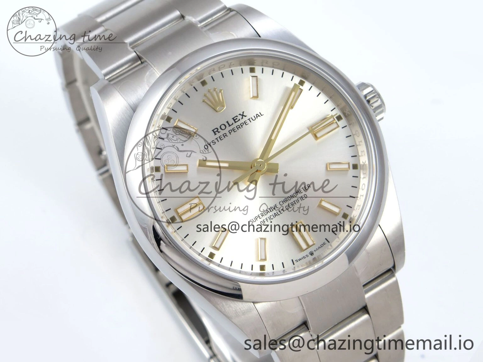 Oyster Perpetual 126000 36mm VSF 1:1 Best Edition 904L Steel Silver Dial VR Sustainable 855
