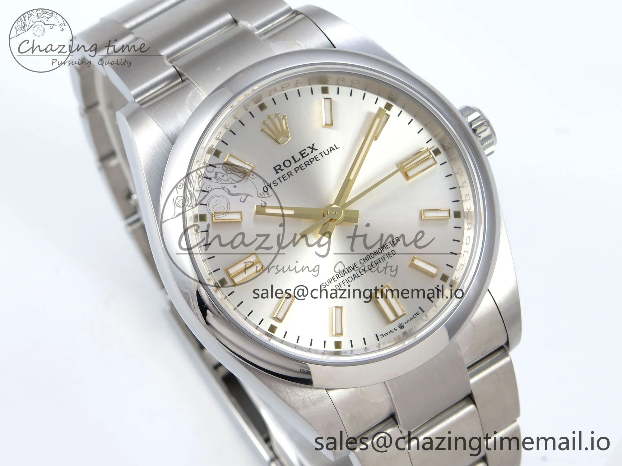 Oyster Perpetual 126000 36mm VSF 1:1 Best Edition 904L Steel Silver Dial VR Sustainable 855