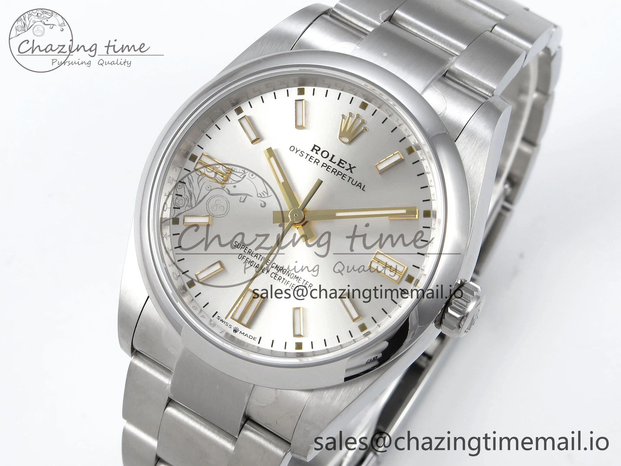 Oyster Perpetual 126000 36mm VSF 1:1 Best Edition 904L Steel Silver Dial VR Sustainable 855