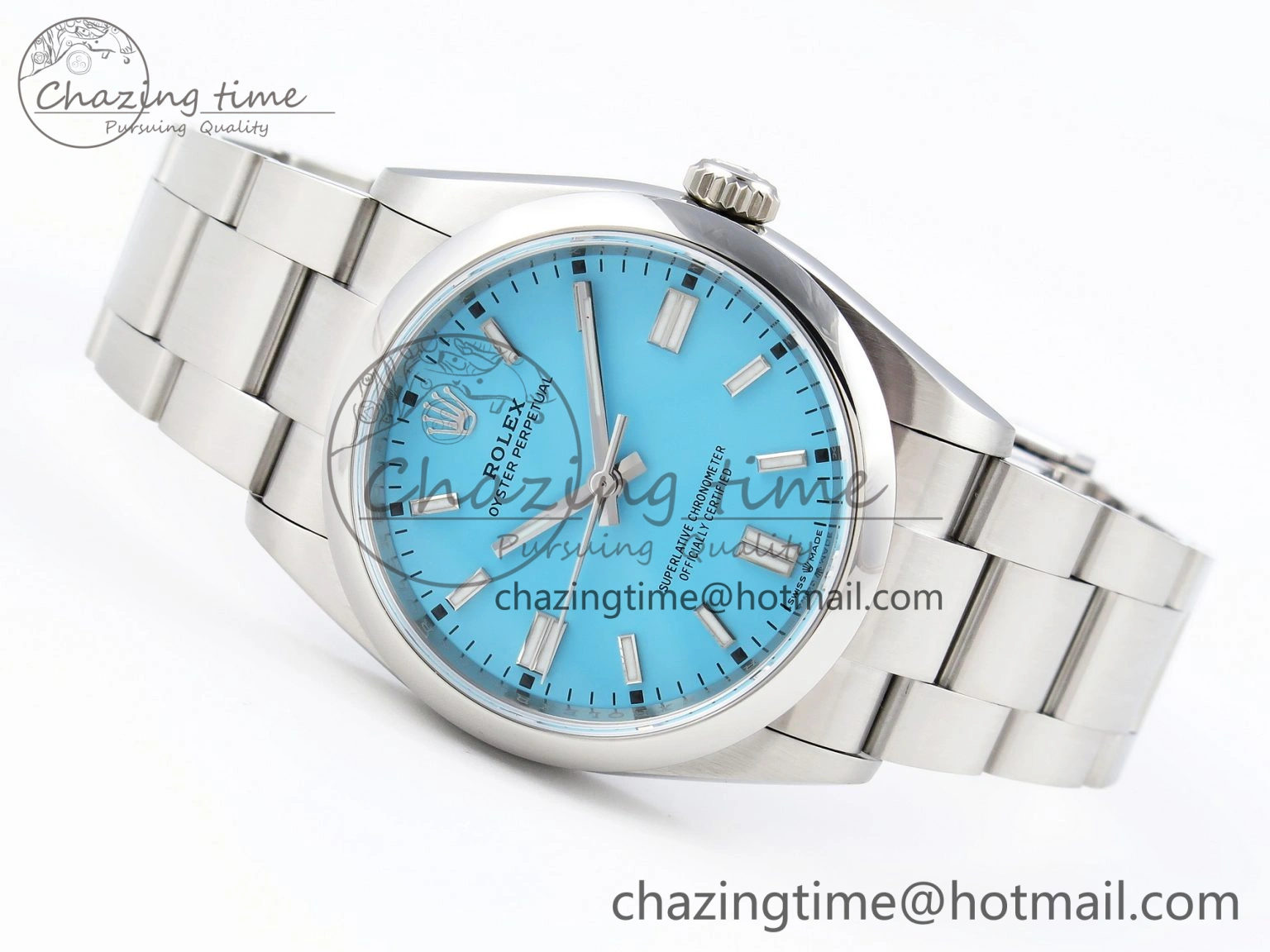Oyster Perpetual 126000 36mm VSF 1:1 Best Edition 904L Steel Tiffany Blue Dial VS ZeroBulk 10126