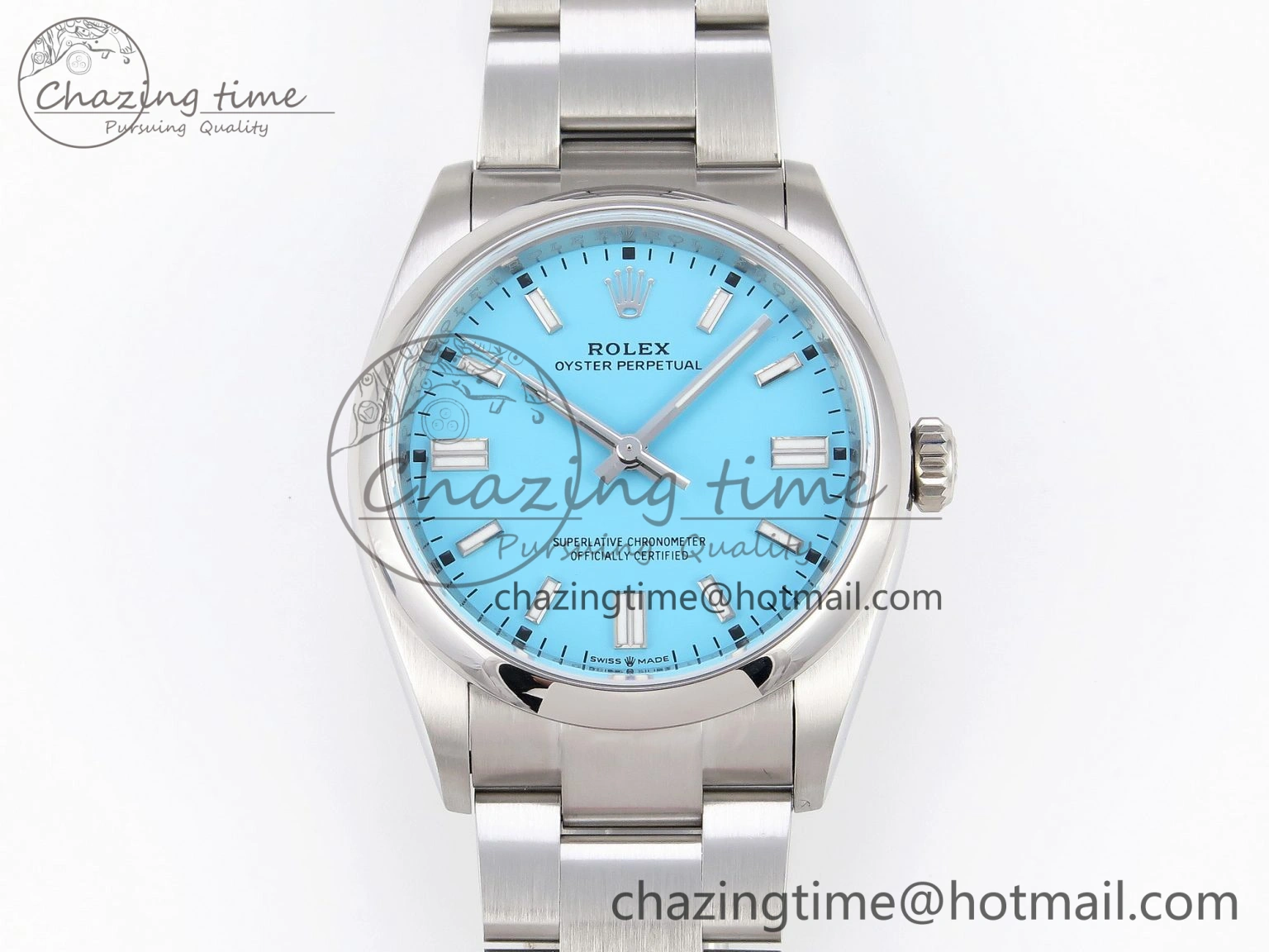 Youthful Oyster Perpetual 126000 36mm VSF 1:1 Best Edition 904L Steel Tiffany Blue Dial VS 1892