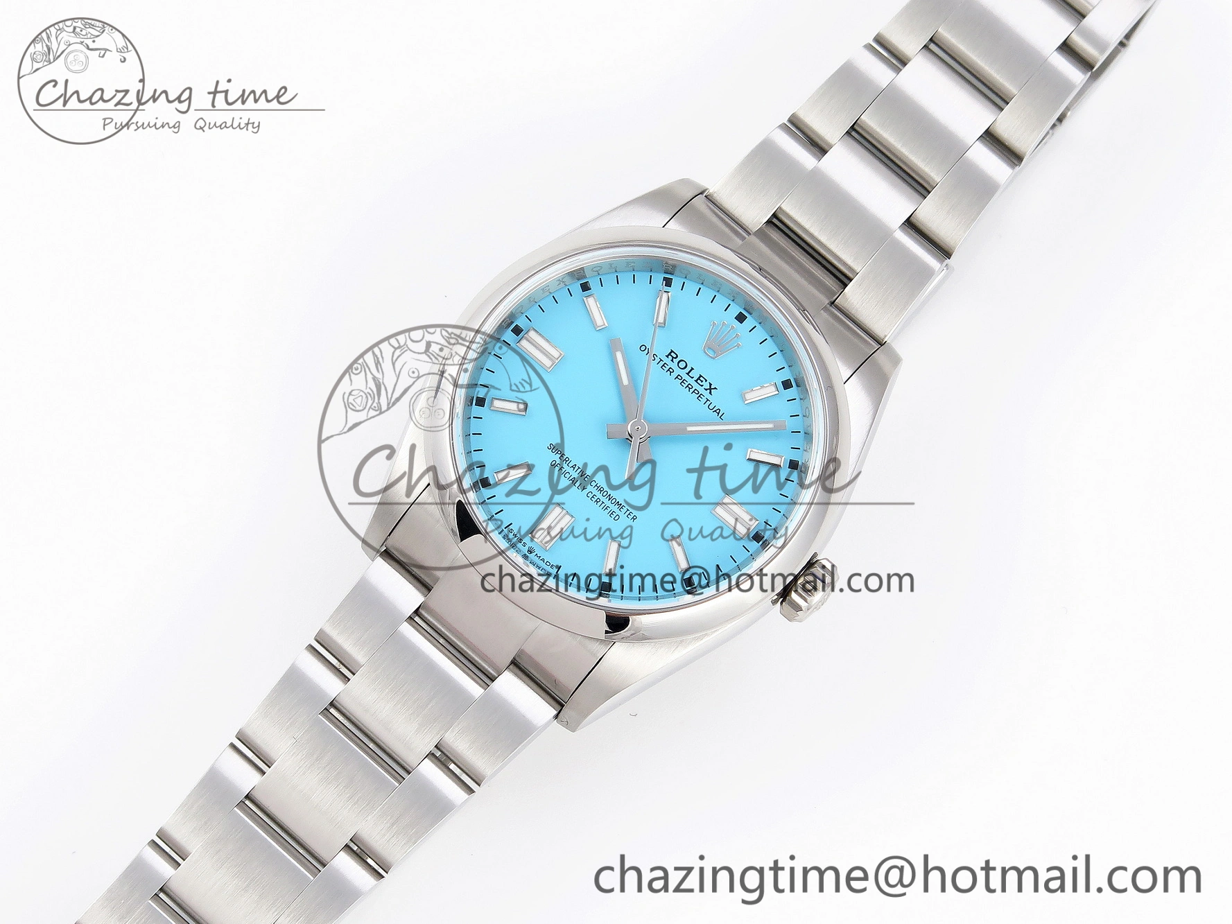 Oyster Perpetual 126000 36mm VSF 1:1 Best Edition 904L Steel Tiffany Blue Dial VS ZeroBulk 10126