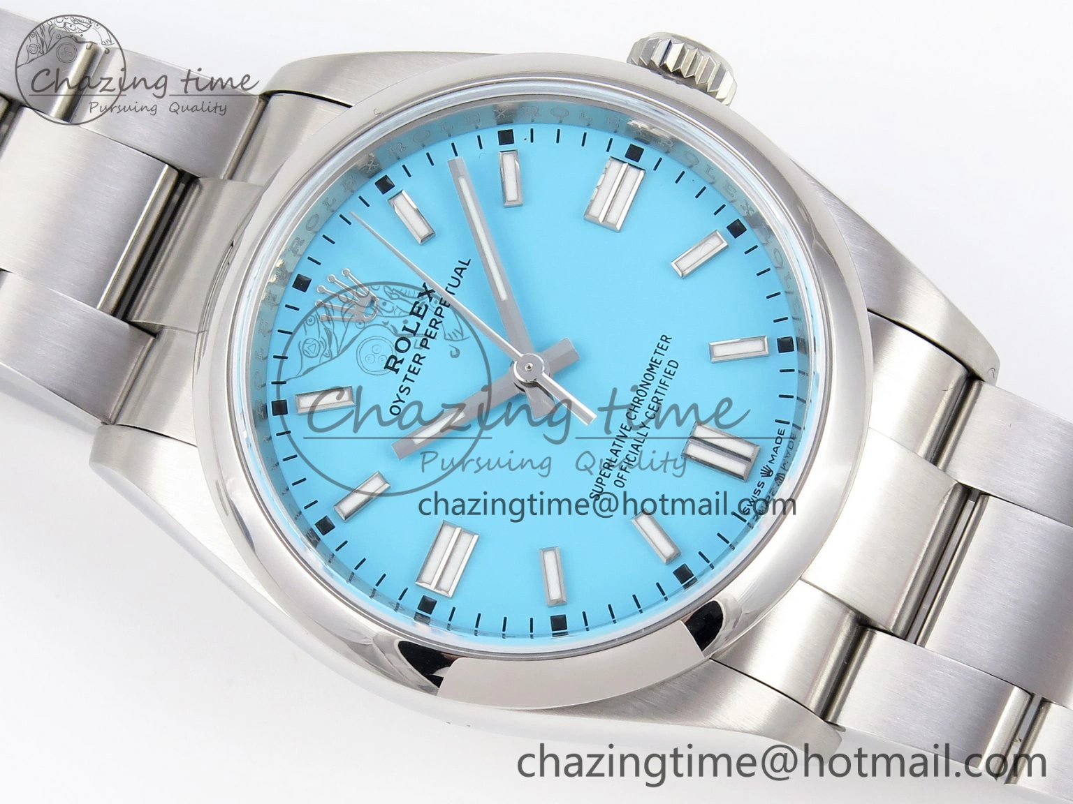 Oyster Perpetual 126000 36mm VSF 1:1 Best Edition 904L Steel Tiffany Blue Dial VS ZeroBulk 10126