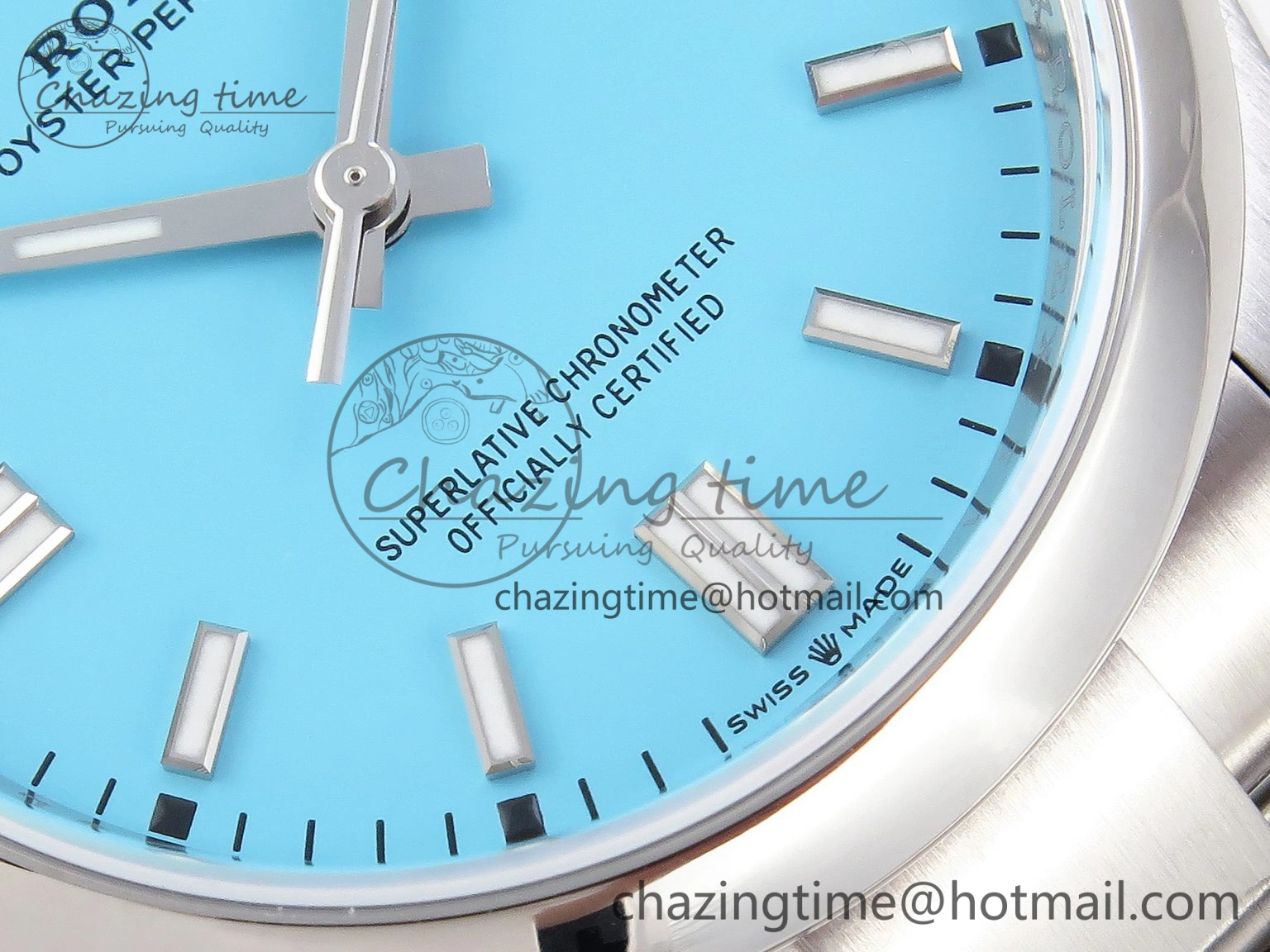 Oyster Perpetual 126000 36mm VSF 1:1 Best Edition 904L Steel Tiffany Blue Dial VS ZeroBulk 10126