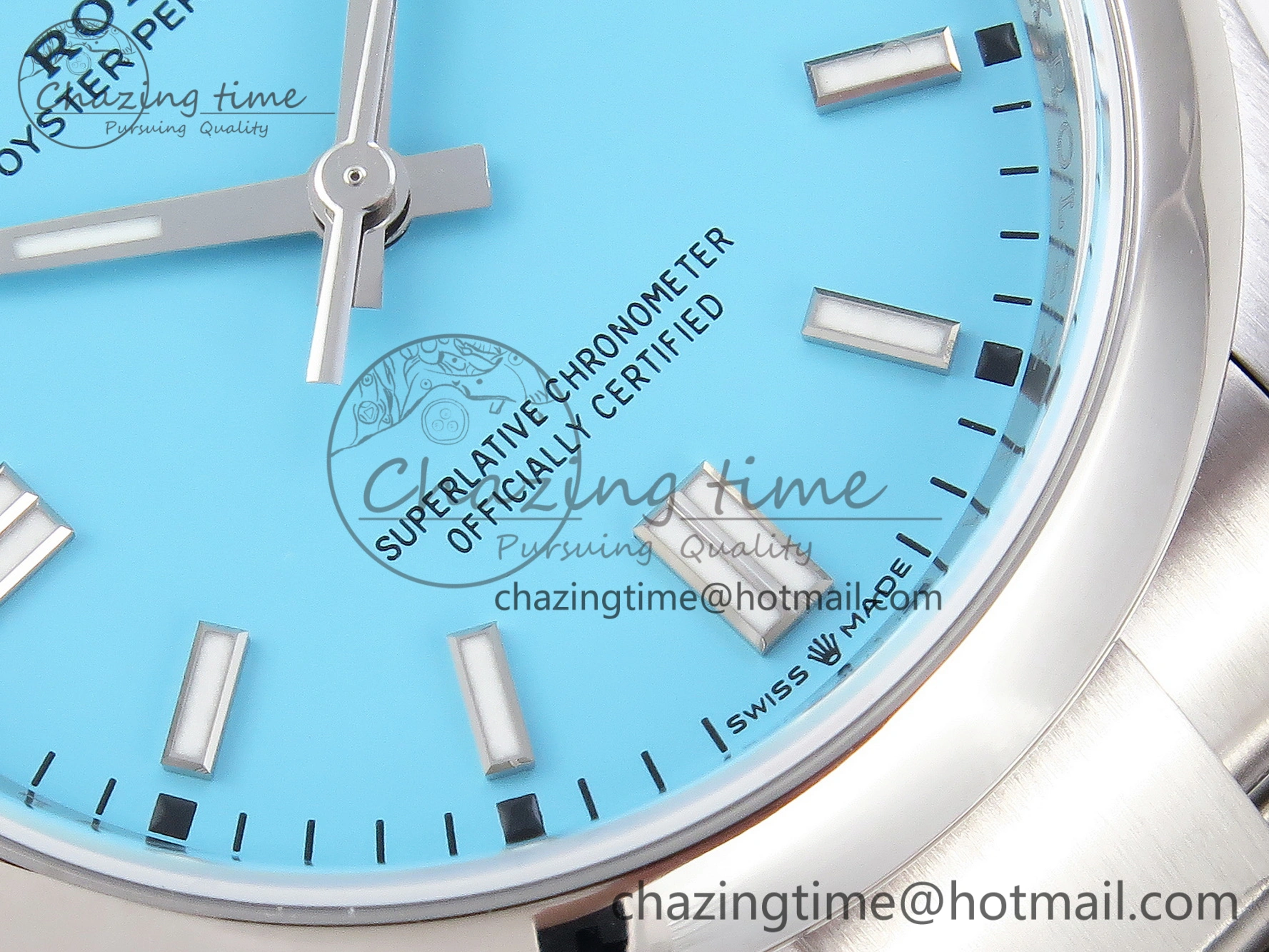 Oyster Perpetual 126000 36mm VSF 1:1 Best Edition 904L Steel Tiffany Blue Dial VS ZeroBulk 10126