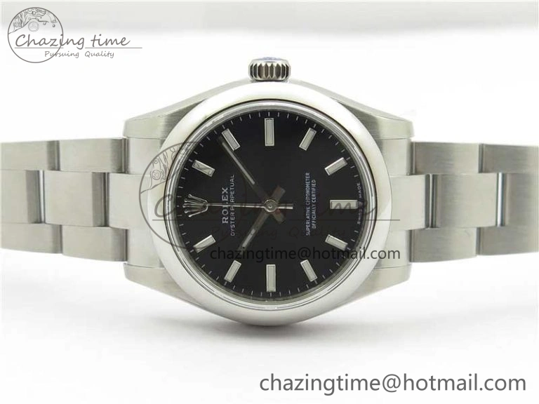 Oyster Perpetual 31mm 277200 EWF Best Edition Black Dial on SS Bracelet 6T Popular 2775
