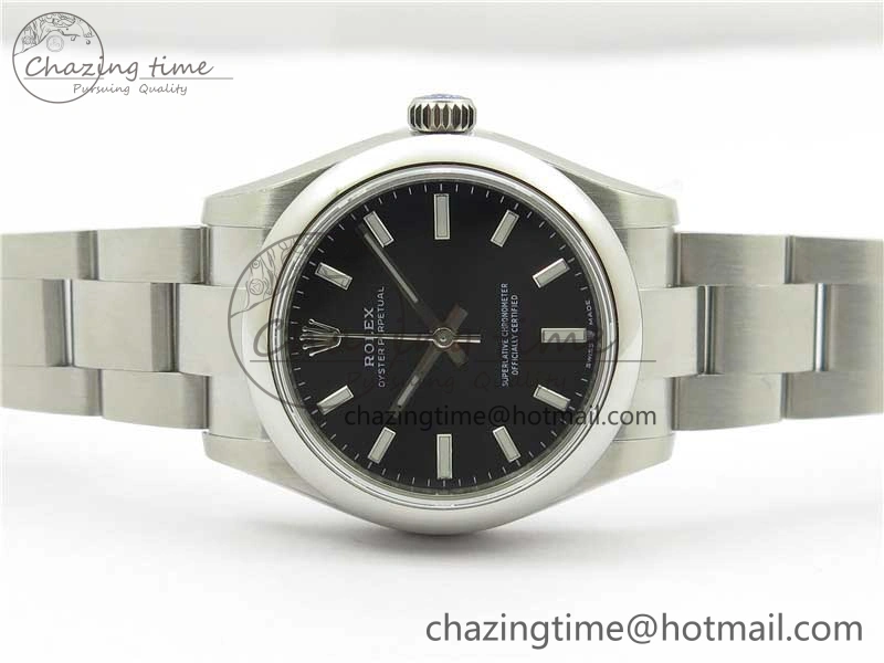Oyster Perpetual 31mm 277200 EWF Best Edition Black Dial on SS Bracelet 6T Popular 2775