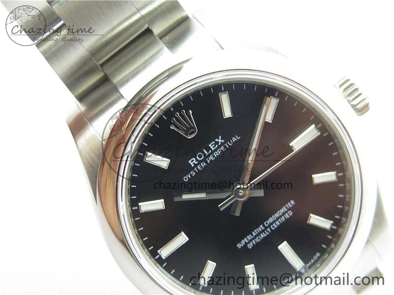 Oyster Perpetual 31mm 277200 EWF Best Edition Black Dial on SS Bracelet 6T Popular 2775