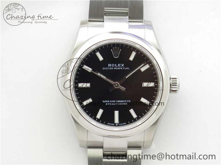 Oyster Perpetual 31mm 277200 EWF Best Edition Black Dial on SS Bracelet 6T Popular 2775
