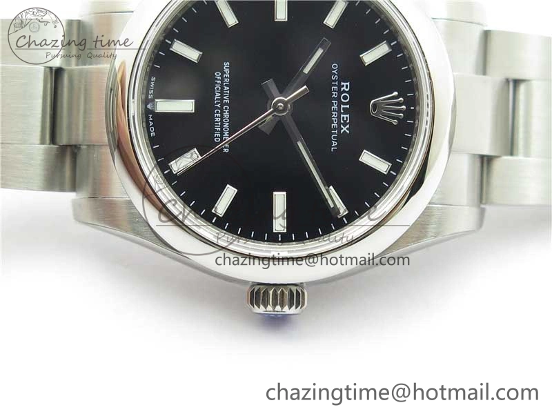 Oyster Perpetual 31mm 277200 EWF Best Edition Black Dial on SS Bracelet 6T Popular 2775