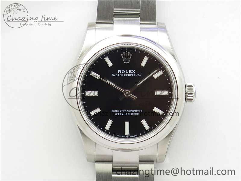 Oyster Perpetual 31mm 277200 EWF Best Edition Black Dial on SS Bracelet 6T Popular 2775