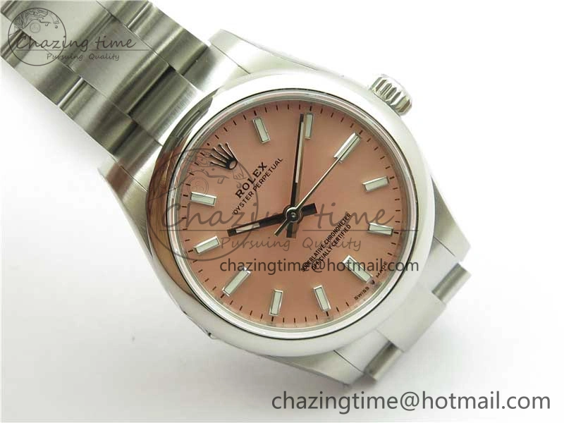 Functional Oyster Perpetual 31mm 277200 EWF Best Edition Deep Pink Dial on SS Bracelet 6T 10432