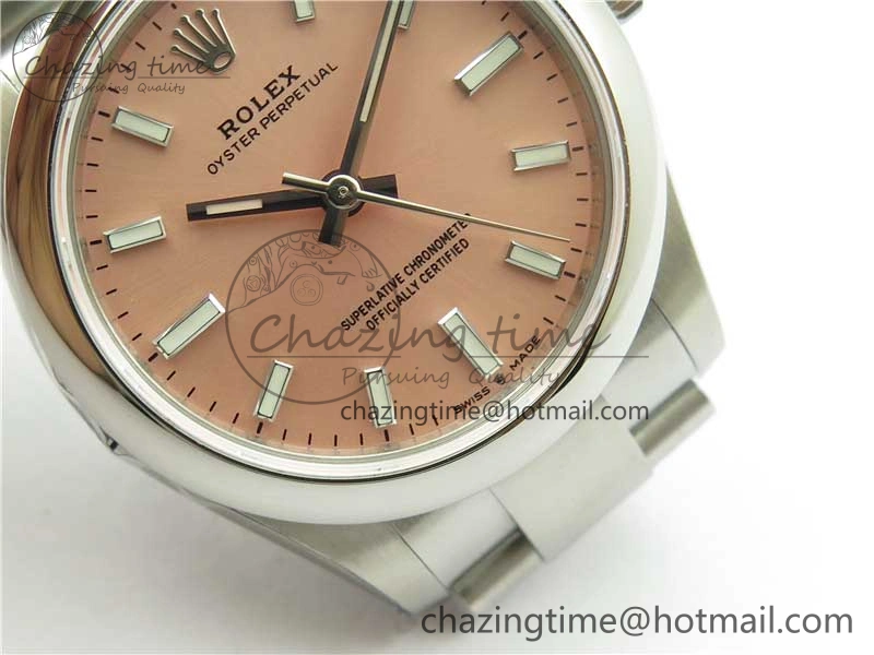 Functional Oyster Perpetual 31mm 277200 EWF Best Edition Deep Pink Dial on SS Bracelet 6T 10432