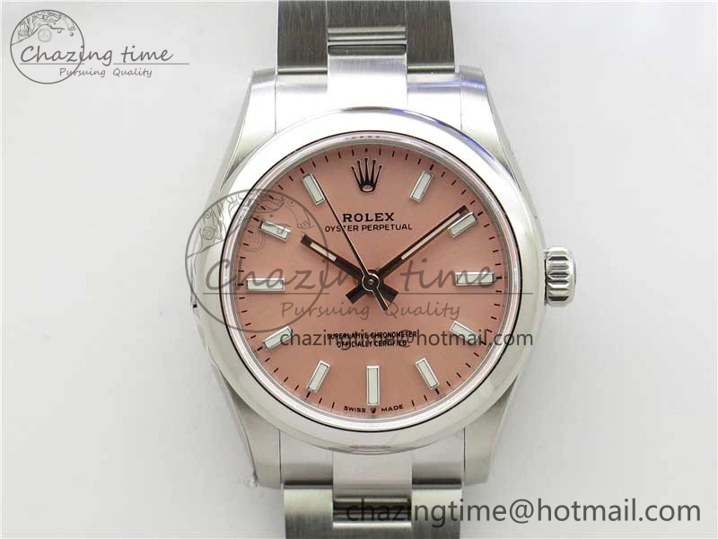 Functional Oyster Perpetual 31mm 277200 EWF Best Edition Deep Pink Dial on SS Bracelet 6T 10432