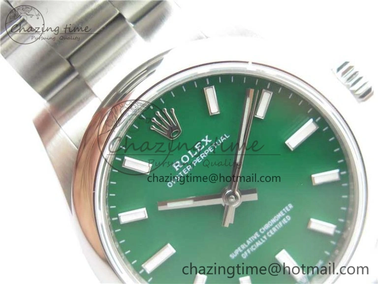Oyster Perpetual 31mm 277200 EWF Best Edition Green Dial on SS Bracelet 6T EasyMatch 10427