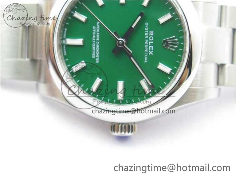 Oyster Perpetual 31mm 277200 EWF Best Edition Green Dial on SS Bracelet 6T EasyMatch 10427