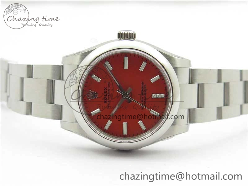 Timeless Oyster Perpetual 31mm 277200 EWF Best Edition Red Dial on SS Bracelet 6T 10430