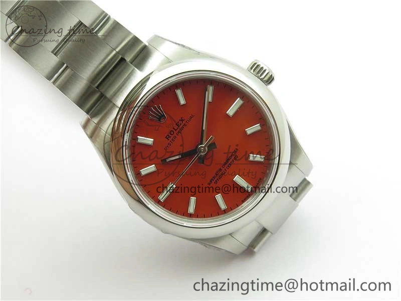 Timeless Oyster Perpetual 31mm 277200 EWF Best Edition Red Dial on SS Bracelet 6T 10430