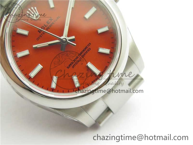 Timeless Oyster Perpetual 31mm 277200 EWF Best Edition Red Dial on SS Bracelet 6T 10430