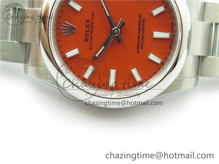 Timeless Oyster Perpetual 31mm 277200 EWF Best Edition Red Dial on SS Bracelet 6T 10430
