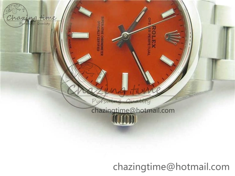Timeless Oyster Perpetual 31mm 277200 EWF Best Edition Red Dial on SS Bracelet 6T 10430