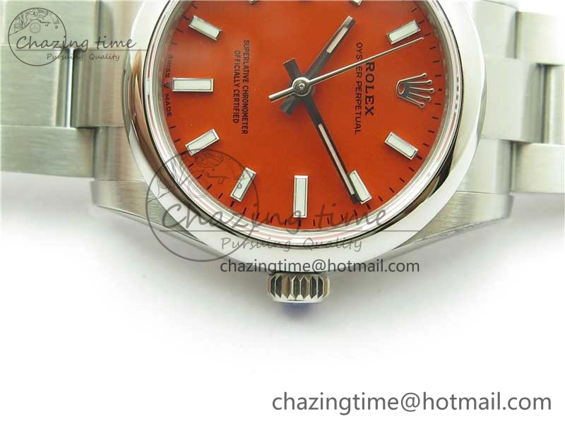 Timeless Oyster Perpetual 31mm 277200 EWF Best Edition Red Dial on SS Bracelet 6T 10430