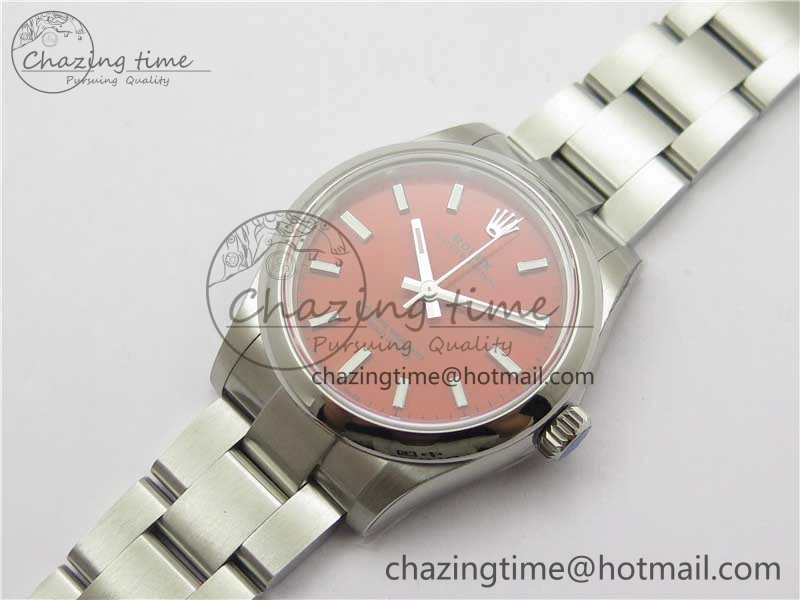 Timeless Oyster Perpetual 31mm 277200 EWF Best Edition Red Dial on SS Bracelet 6T 10430