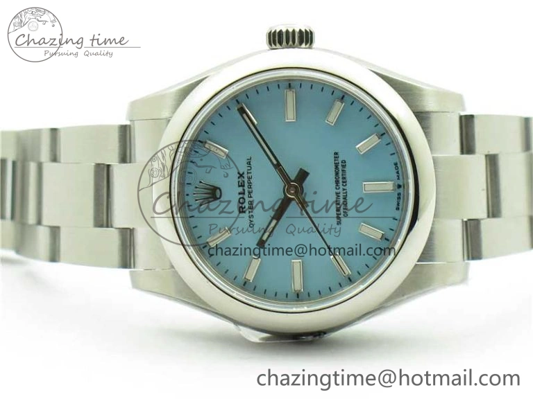Elegant Oyster Perpetual 31mm 277200 EWF Best Edition Tiffany Blue Dial on SS Bracelet 6T 2769