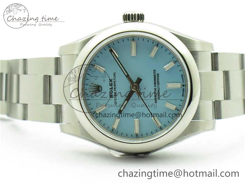 Elegant Oyster Perpetual 31mm 277200 EWF Best Edition Tiffany Blue Dial on SS Bracelet 6T 2769