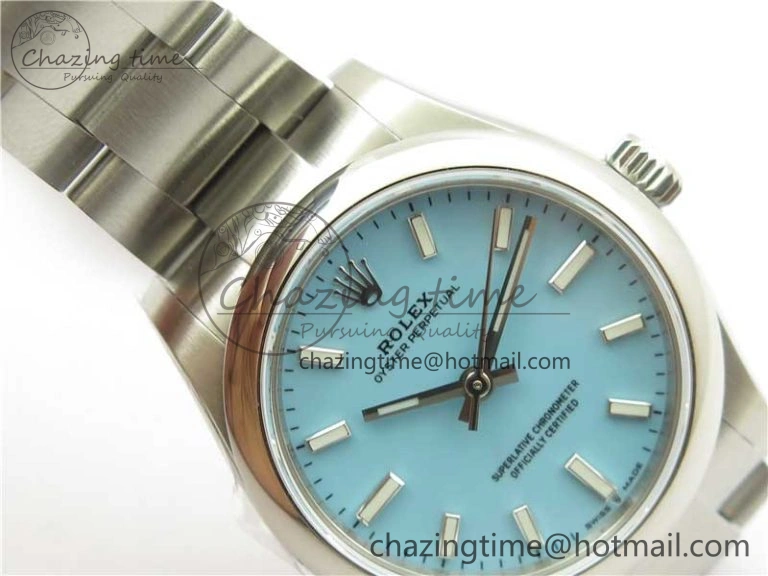 Elegant Oyster Perpetual 31mm 277200 EWF Best Edition Tiffany Blue Dial on SS Bracelet 6T 2769