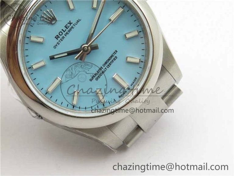 Elegant Oyster Perpetual 31mm 277200 EWF Best Edition Tiffany Blue Dial on SS Bracelet 6T 2769