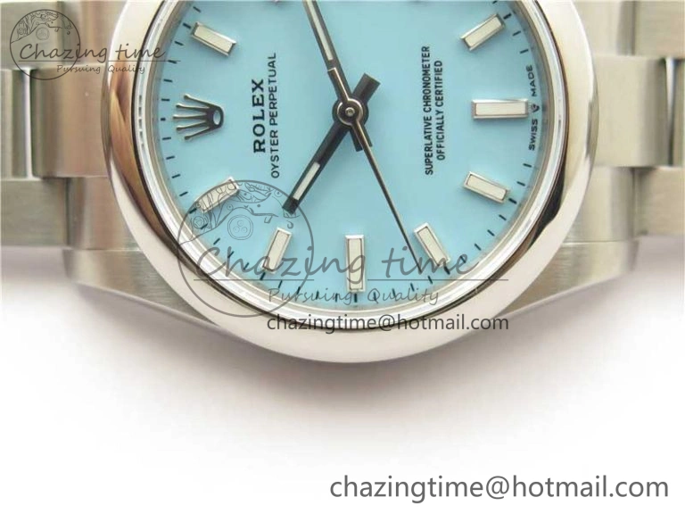 Elegant Oyster Perpetual 31mm 277200 EWF Best Edition Tiffany Blue Dial on SS Bracelet 6T 2769