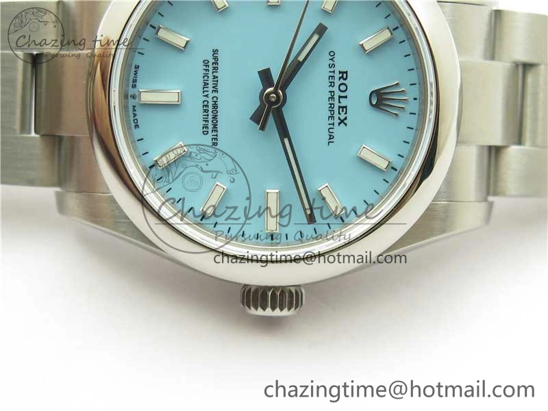 Elegant Oyster Perpetual 31mm 277200 EWF Best Edition Tiffany Blue Dial on SS Bracelet 6T 2769