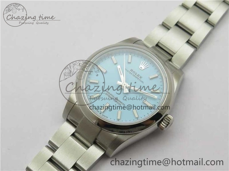 Elegant Oyster Perpetual 31mm 277200 EWF Best Edition Tiffany Blue Dial on SS Bracelet 6T 2769