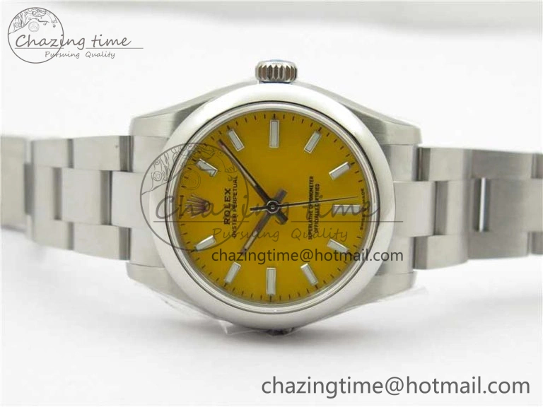Oyster Perpetual 31mm 277200 EWF Best Edition Yellow Dial on SS Bracelet 6T Supportive 2772