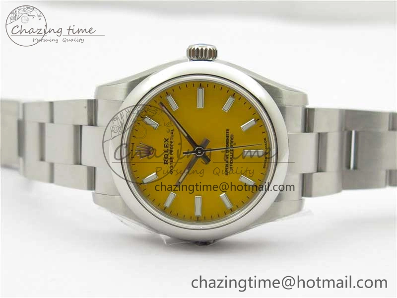 Oyster Perpetual 31mm 277200 EWF Best Edition Yellow Dial on SS Bracelet 6T Supportive 2772