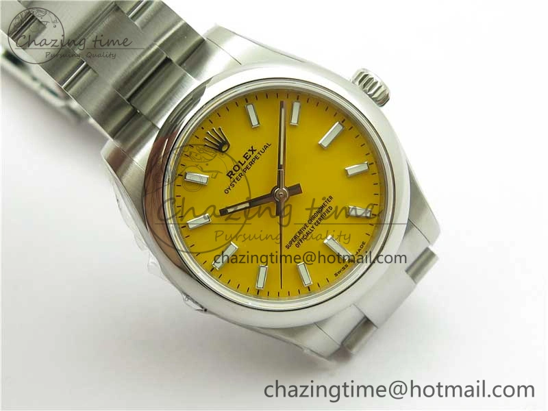 Oyster Perpetual 31mm 277200 EWF Best Edition Yellow Dial on SS Bracelet 6T Supportive 2772