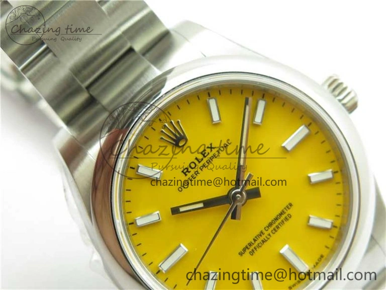 Oyster Perpetual 31mm 277200 EWF Best Edition Yellow Dial on SS Bracelet 6T Supportive 2772