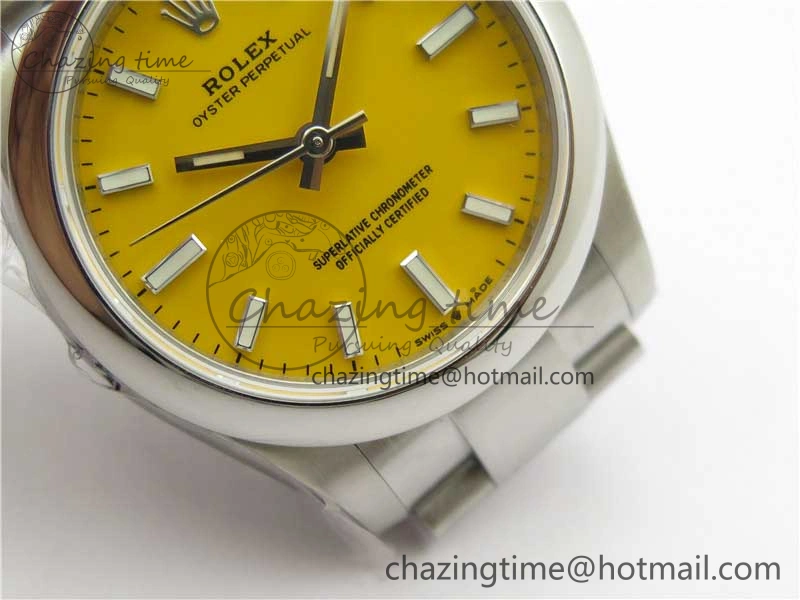 Oyster Perpetual 31mm 277200 EWF Best Edition Yellow Dial on SS Bracelet 6T Supportive 2772