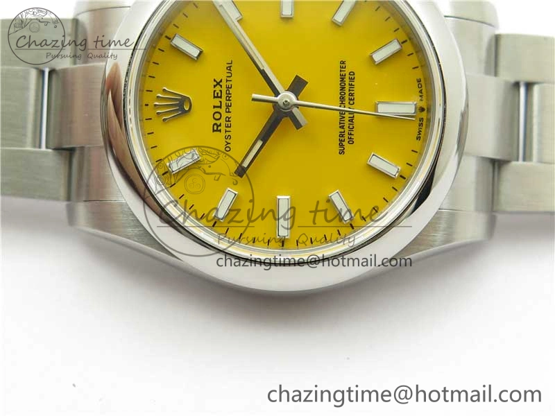 Oyster Perpetual 31mm 277200 EWF Best Edition Yellow Dial on SS Bracelet 6T Supportive 2772