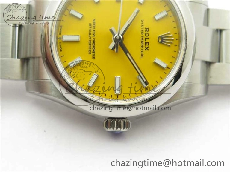 Oyster Perpetual 31mm 277200 EWF Best Edition Yellow Dial on SS Bracelet 6T Supportive 2772