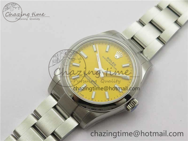 Oyster Perpetual 31mm 277200 EWF Best Edition Yellow Dial on SS Bracelet 6T Supportive 2772